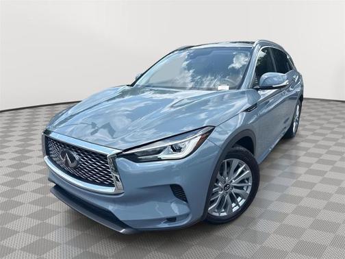 Slate Gray 2025 INFINITI QX50 LUXE
