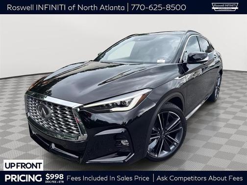 Black Obsidian 2025 INFINITI QX55 SENSORY