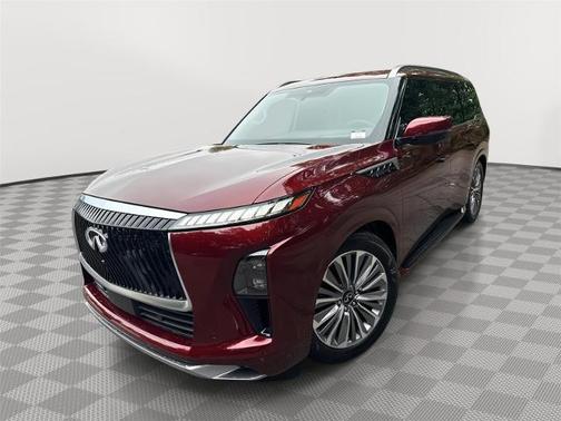 Coulis Red 2025 INFINITI QX80 SENSORY