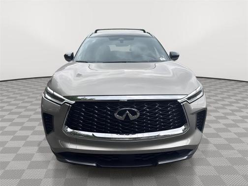 Warm Titanium / Black Obsidian 2025 INFINITI QX60 AUTOGRAPH