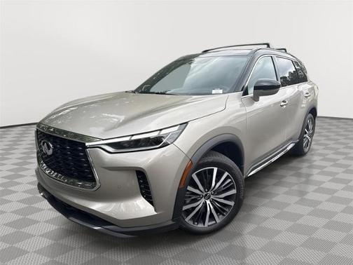 Warm Titanium / Black Obsidian 2025 INFINITI QX60 AUTOGRAPH