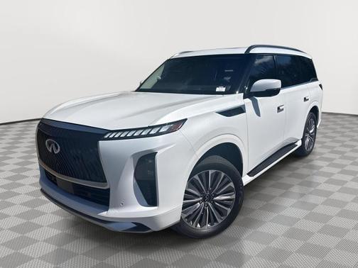 Radiant White 2025 INFINITI QX80 SENSORY