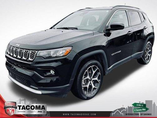 Diamond Black 2025 Jeep Compass Limited