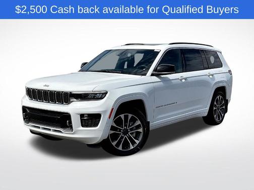 Bright White Clearcoat 2025 Jeep Grand Cherokee L Overland