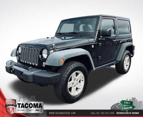 Black Clearcoat 2016 Jeep Wrangler Sport