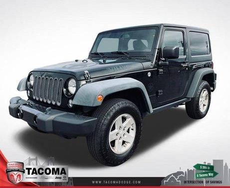Black Clearcoat 2016 Jeep Wrangler Sport