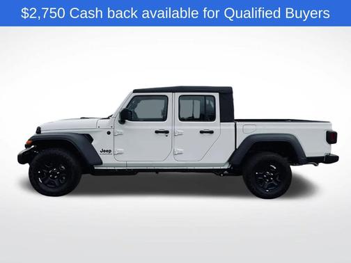 Bright White Clearcoat 2026 Jeep Gladiator Sport