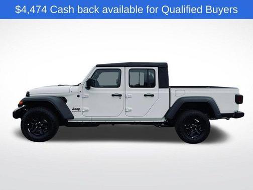 Bright White Clearcoat 2026 Jeep Gladiator Sport