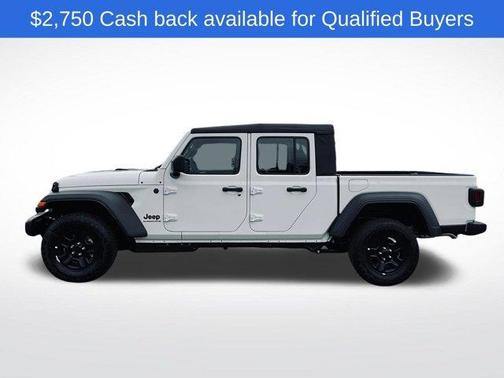 Bright White Clearcoat 2026 Jeep Gladiator Sport