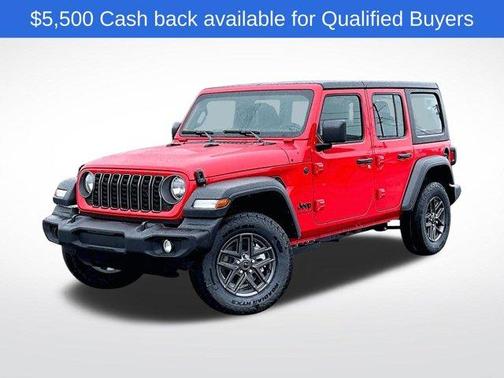 Firecracker Red Clearcoat 2026 Jeep Wrangler Sport