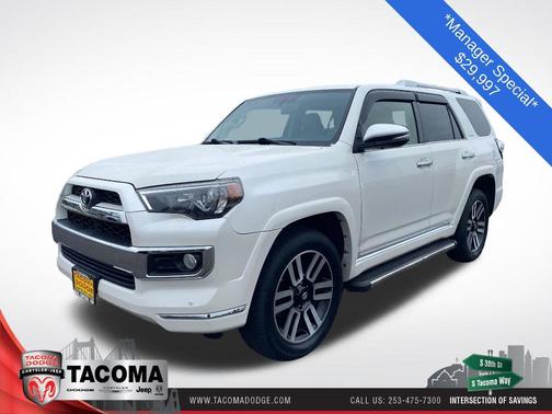 Blizzard Pearl 2016 Toyota 4Runner Limited