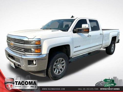 Summit White 2015 Chevrolet Silverado 3500 LTZ