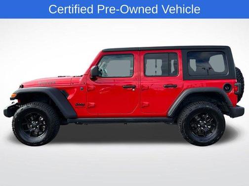 Firecracker Red Clearcoat 2025 Jeep Wrangler Sport