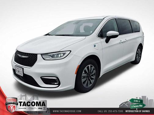 Bright White Clearcoat 2023 Chrysler Pacifica Hybrid Touring L