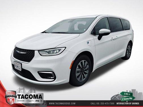 Bright White Clearcoat 2023 Chrysler Pacifica Hybrid Touring L