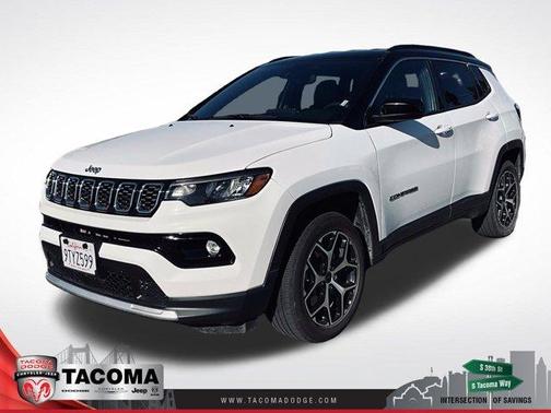 Bright White Clearcoat 2025 Jeep Compass Limited