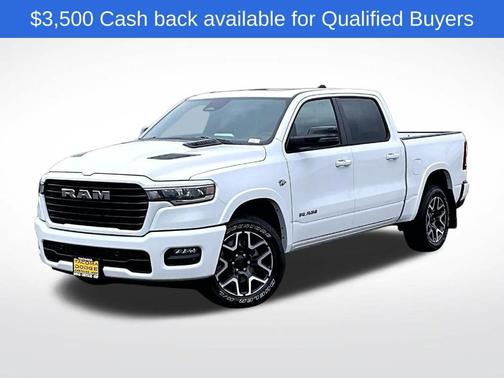 Bright White Clearcoat 2026 RAM 1500 Laramie