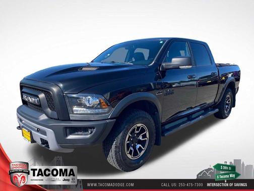 Brilliant Black Crystal Pearlcoat 2017 RAM 1500 Rebel