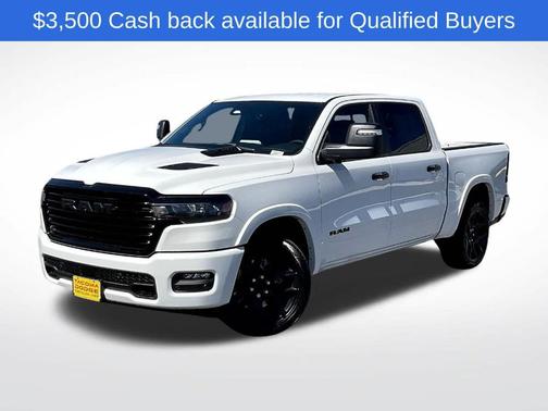 Bright White Clearcoat 2026 RAM 1500 Laramie