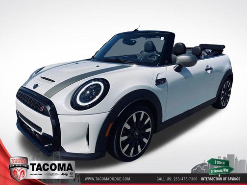 White Metallic 2023 MINI Convertible Cooper S