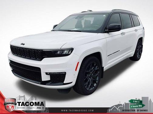 Bright White Clearcoat 2024 Jeep Grand Cherokee L Summit