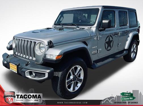 Billet Silver Metallic Clearcoat 2020 Jeep Wrangler Unlimited Sahara