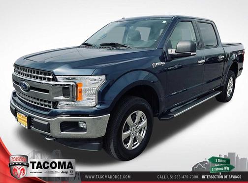 Blue 2018 Ford F-150 XLT