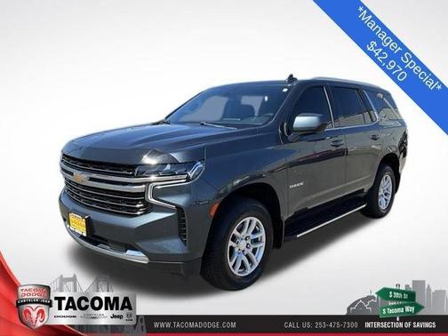 Shadow Gray Metallic 2021 Chevrolet Tahoe LT