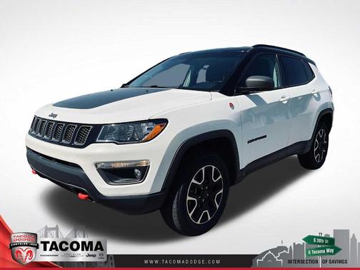White Clearcoat 2020 Jeep Compass Trailhawk
