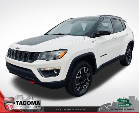 White Clearcoat 2020 Jeep Compass Trailhawk