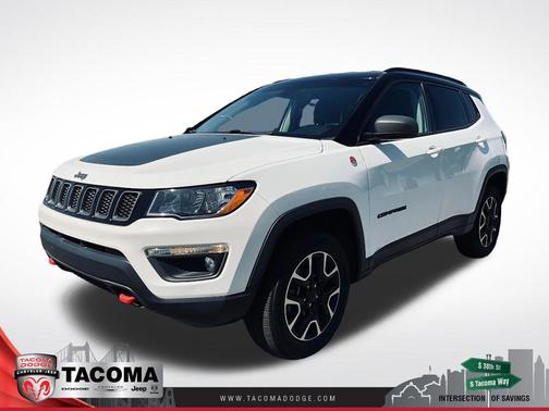 White Clearcoat 2020 Jeep Compass Trailhawk