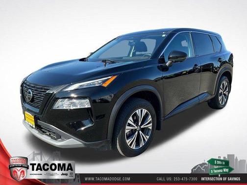 Black 2021 Nissan Rogue SV