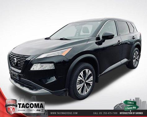 Black 2021 Nissan Rogue SV