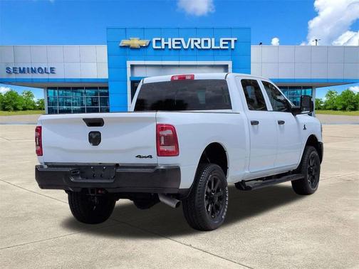 Bright White Clearcoat 2023 RAM 2500 Tradesman Crew Cab 4x4 6'4' Box