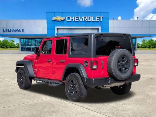 Firecracker Red Clearcoat 2018 Jeep Wrangler Unlimited Sport