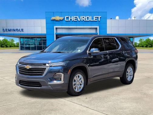 Northsky Blue Metallic 2023 Chevrolet Traverse LS