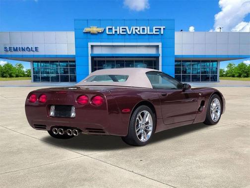 50th Anniversary Red 2003 Chevrolet Corvette Base