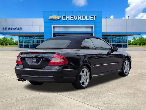 Blue 2006 Mercedes-Benz CLK-Class 500 Cabriolet