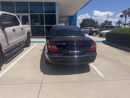 Blue 2006 Mercedes-Benz CLK-Class 500 Cabriolet