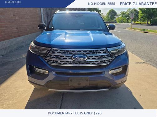 Blue 2021 Ford Explorer Limited