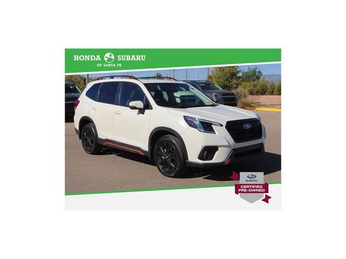 Crystal White Pearl 2023 Subaru Forester Sport