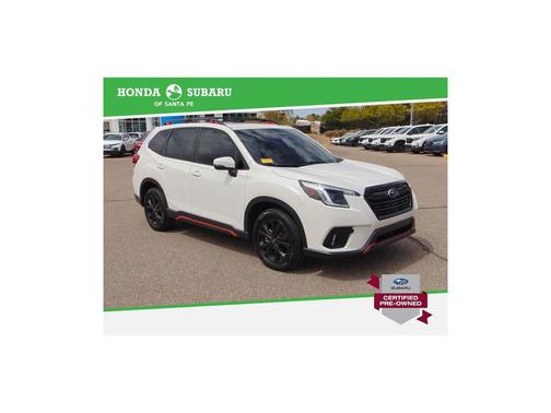 Crystal White Pearl 2024 Subaru Forester Sport