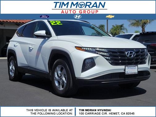 White 2022 Hyundai TUCSON SEL