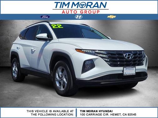White 2022 Hyundai TUCSON SEL