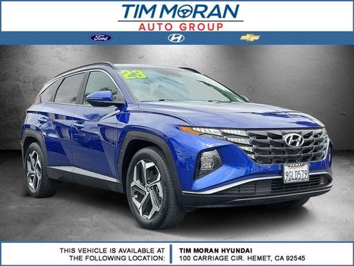 Blue 2023 Hyundai TUCSON SEL