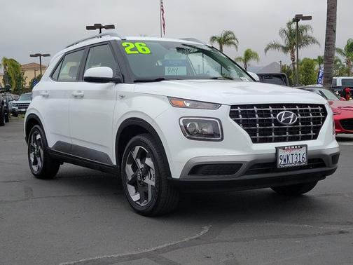 White 2026 Hyundai VENUE SEL