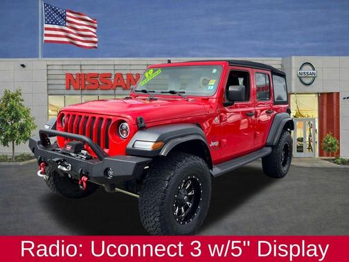 Firecracker Red Clearcoat 2019 Jeep Wrangler Unlimited Sport
