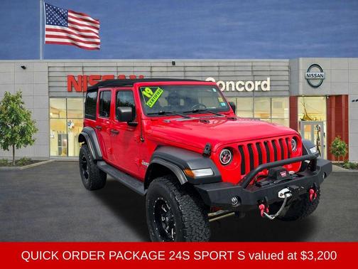 Firecracker Red Clearcoat 2019 Jeep Wrangler Unlimited Sport