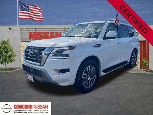 Aspen White 2023 Nissan Armada SL