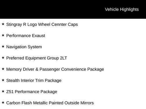 Red Metallic 2024 Chevrolet Corvette Stingray w/2LT